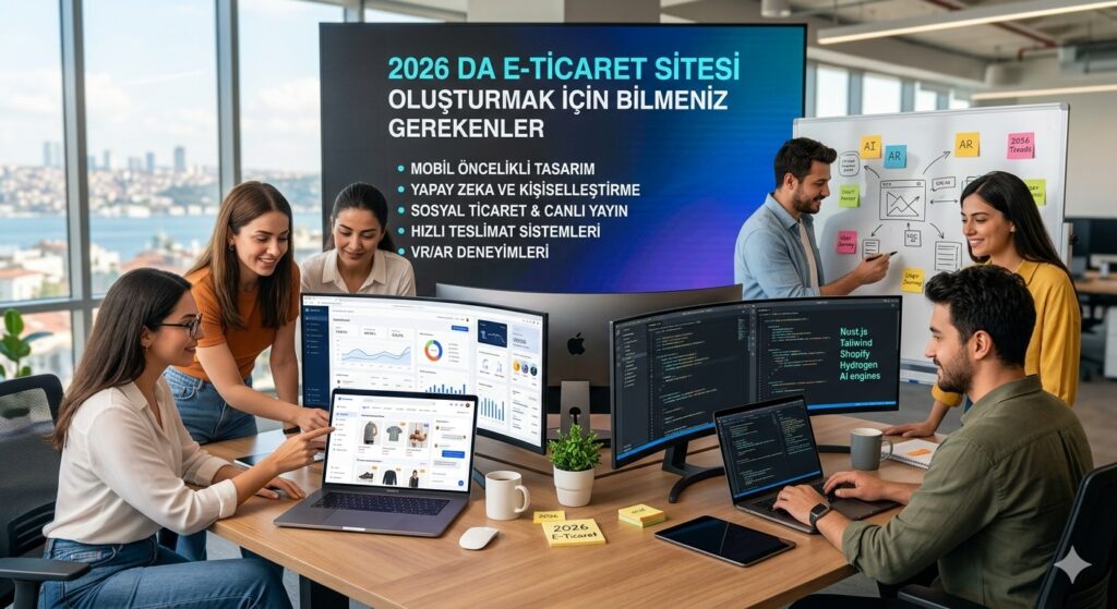 2026’da E-Ticaret Sitesi Oluşturmak İçin Bilmeniz Gereken 7 Önemli Madde